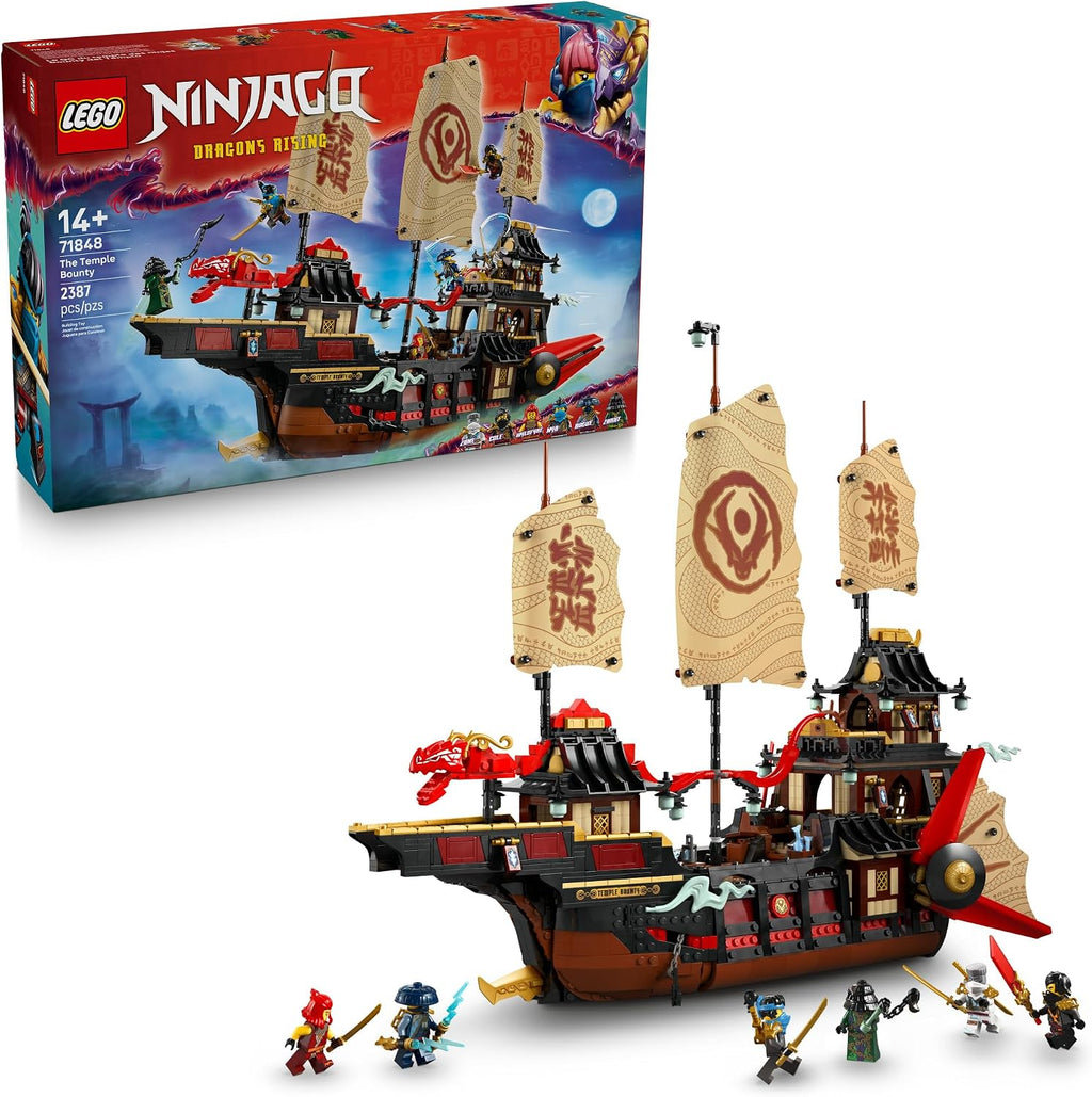 LEGO NINJAGO El juguete de construcción del Templo Bounty - Barco m...
