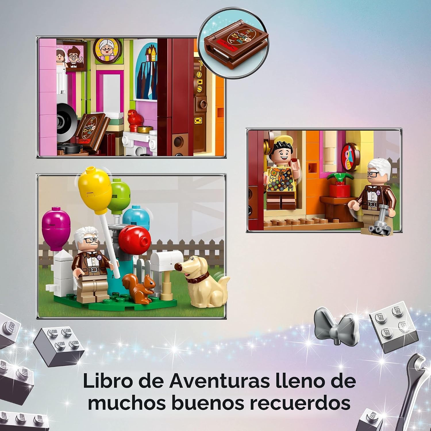 LEGO Disney and Pixar Casa de 'Up', Set Clásico de Juguetes...