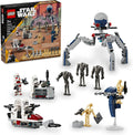 LEGO Star Wars 75372 - Paquete de batalla de soldado clon y droide...