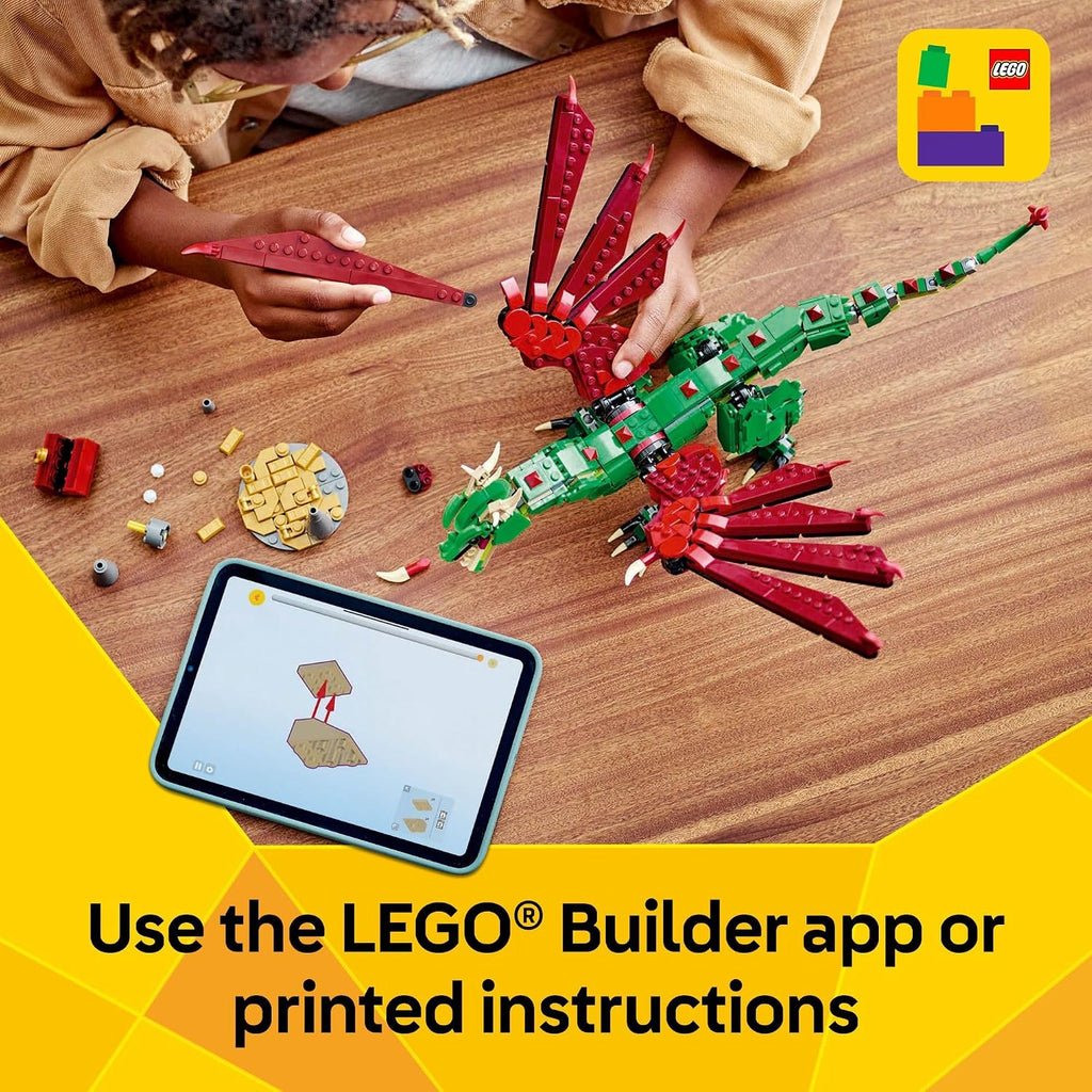 LEGO Creator 31161 - Juguete medieval de dragón 3 en 1, juguete de...