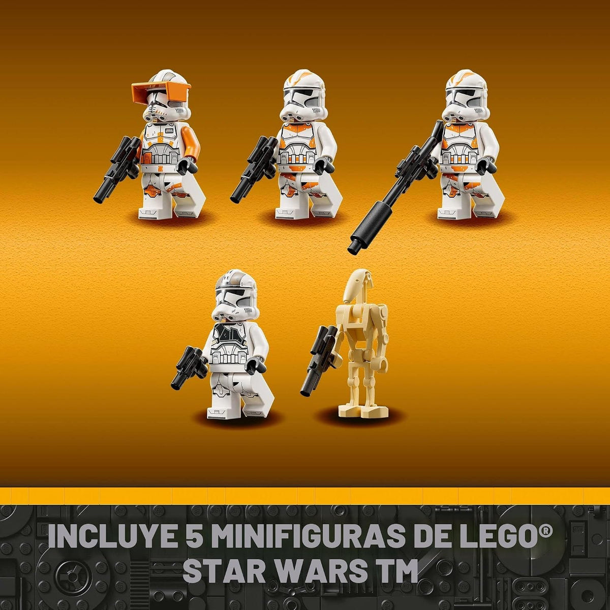 LEGO Star Wars at-TE Walker 75337 Juguete posable, juego de La veng...