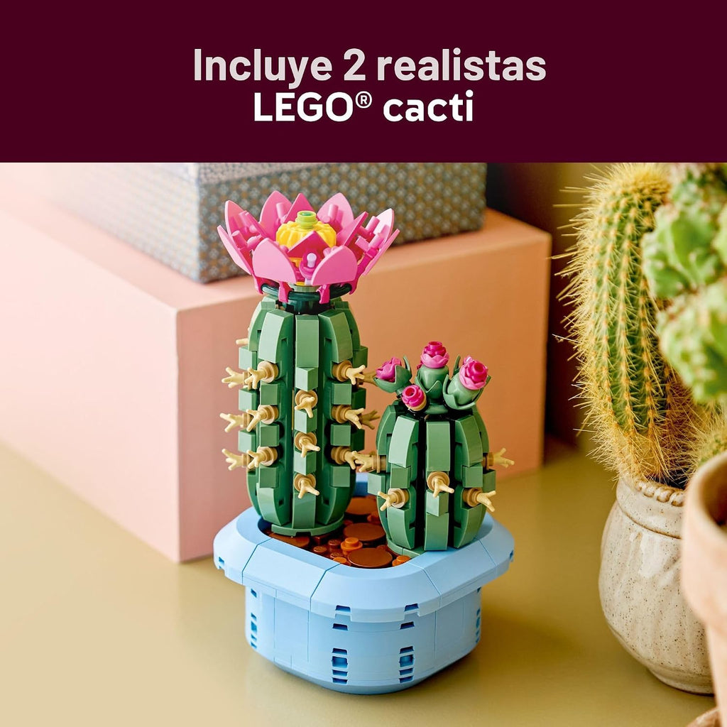 LEGO Botanicals - Juguete de construcción de cactus con flores - Ki...