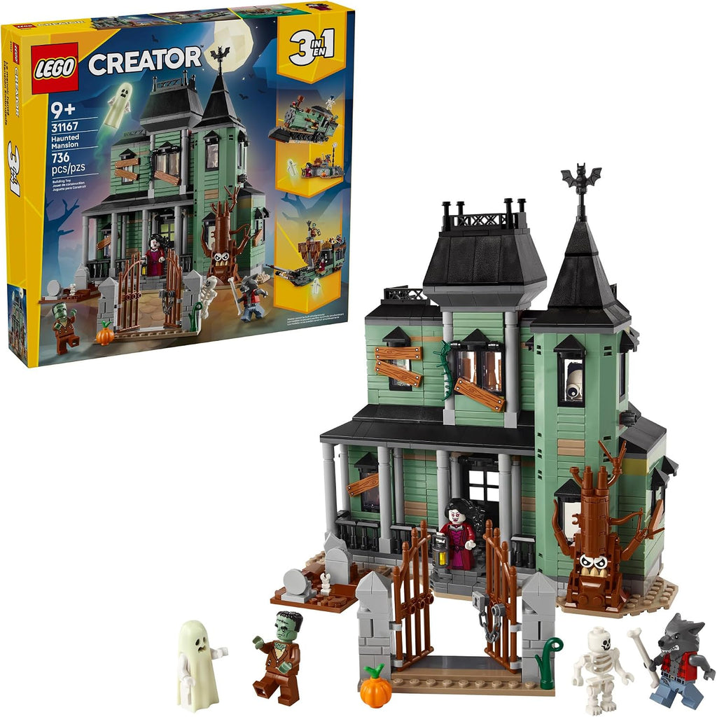 LEGO Creator 31167 - Juguete de construcción de mansión embrujada 3...