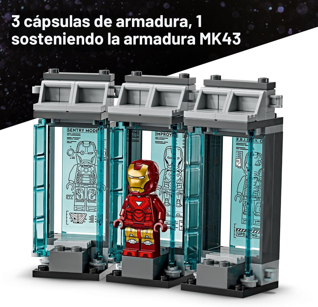 LEGO Marvel Laboratorio de Iron Man: Juguete de construcción del Sa...