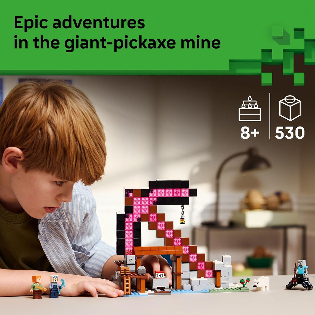 LEGO Minecraft The Pickaxe Mine Juguete para Niños - Juego de const...