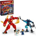 LEGO NINJAGO - Figura de acción mech de Kai Elemental Fire, figura...