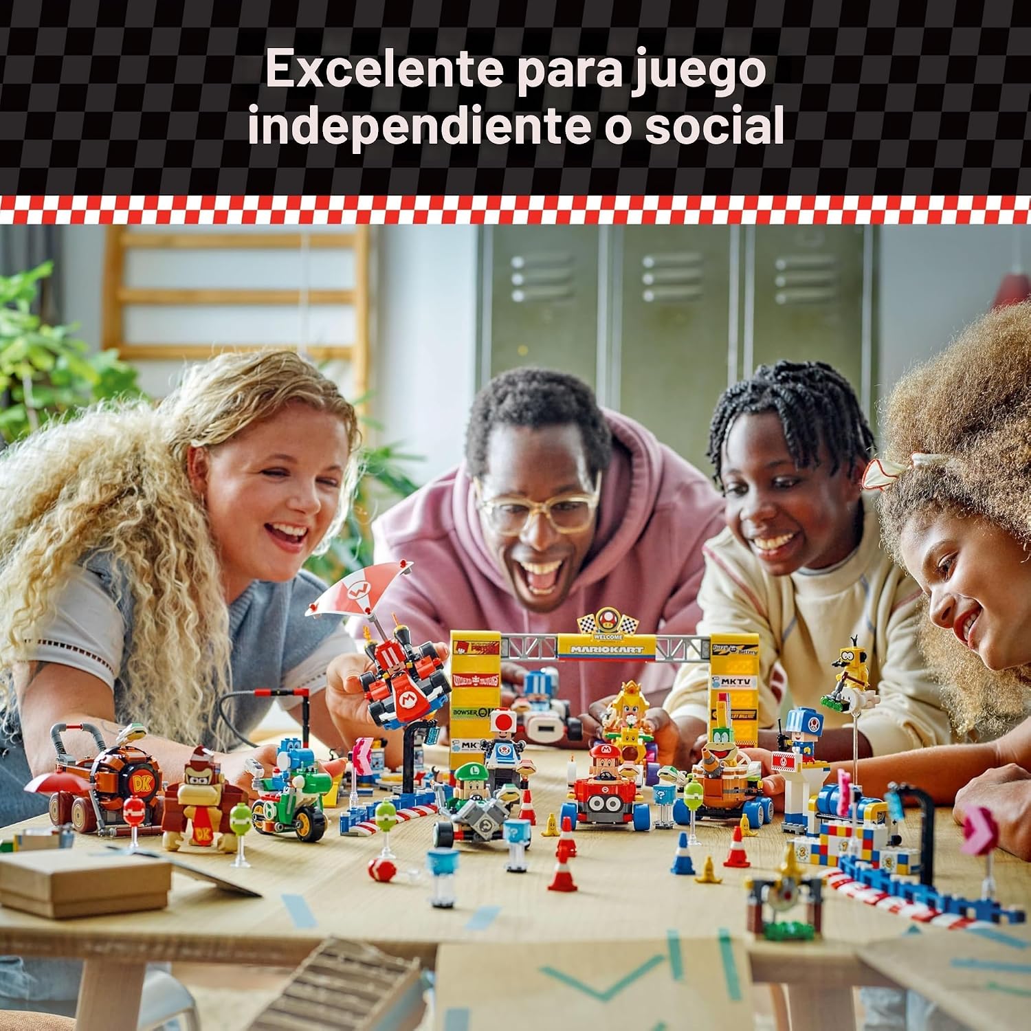 LEGO Super Mario: Mario Kart Baby Mario vs. Baby Luigi, juego de co...