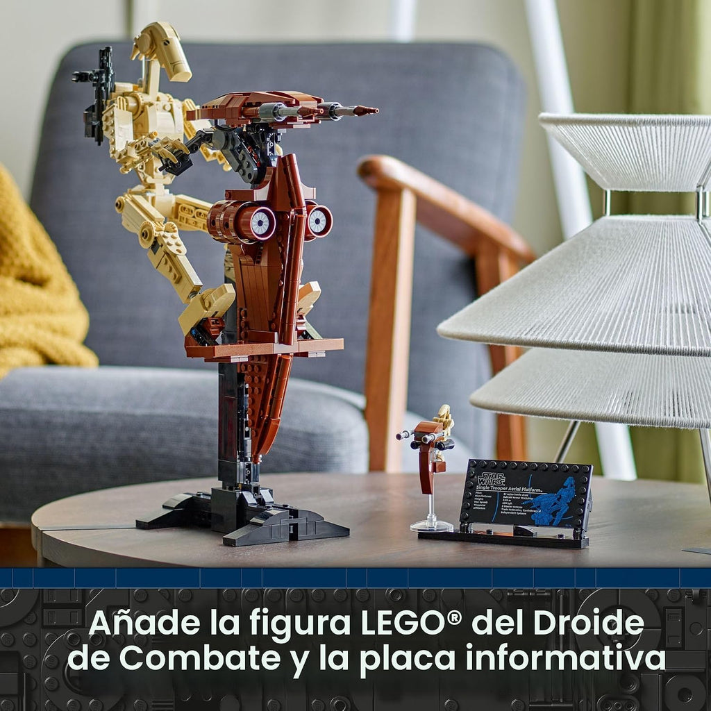 LEGO Star Wars: The Phantom Menace Battle Droid con STAP - Juguete...