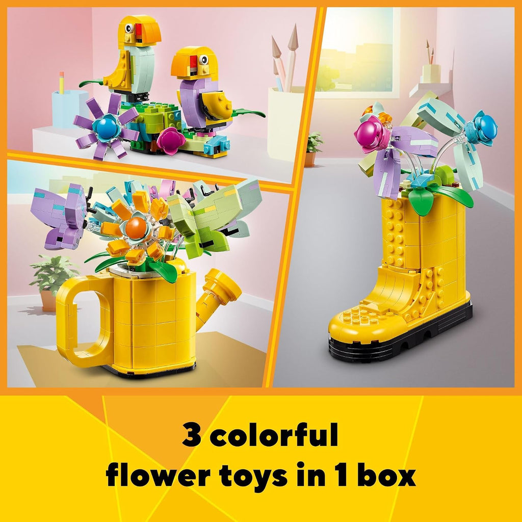 LEGO Creator 3 en 1 Juego de Juguetes de Construcción Flores en Mac...