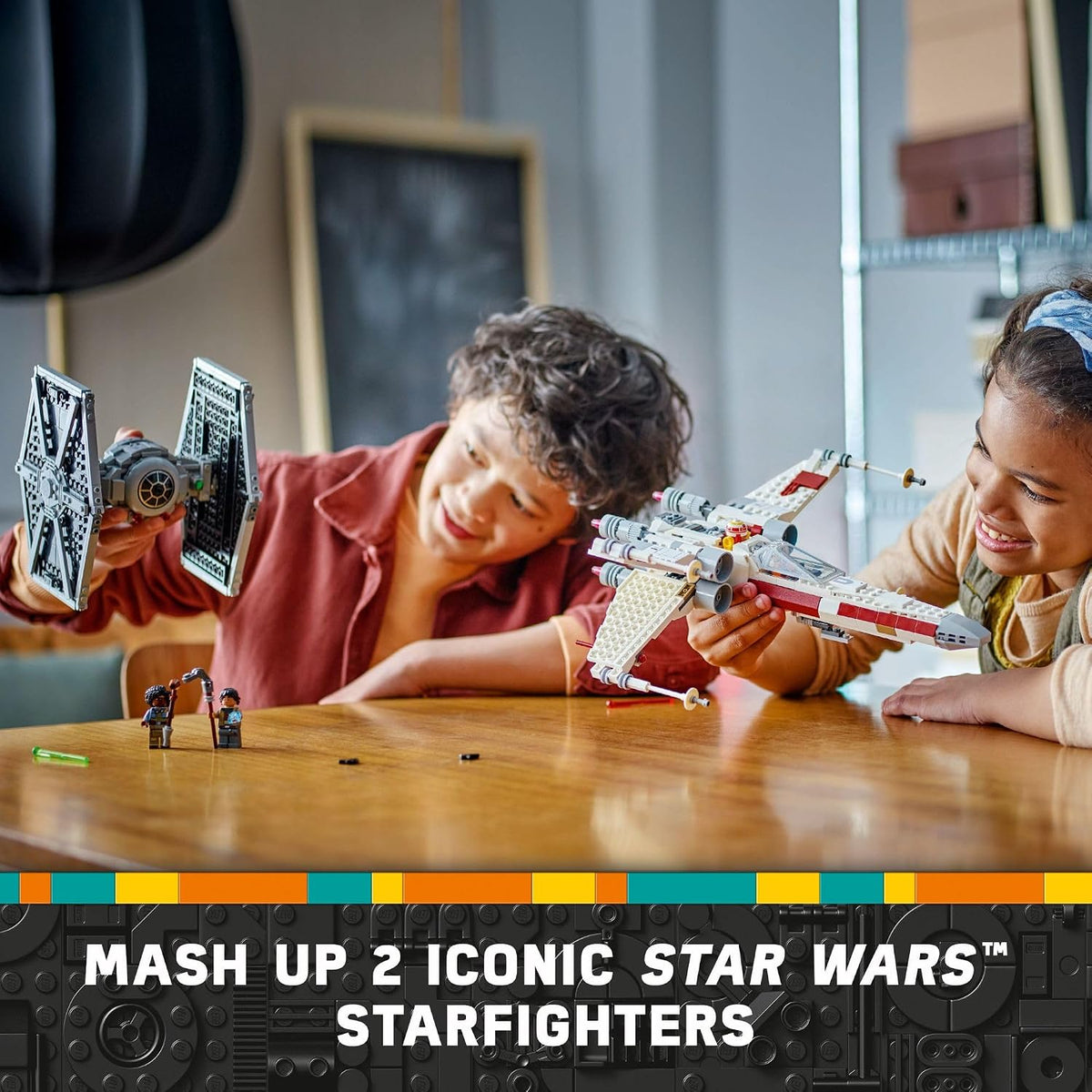 LEGO Star Wars TIE Fighter &amp; X-Wing Mash-Up - Juguetes de const...