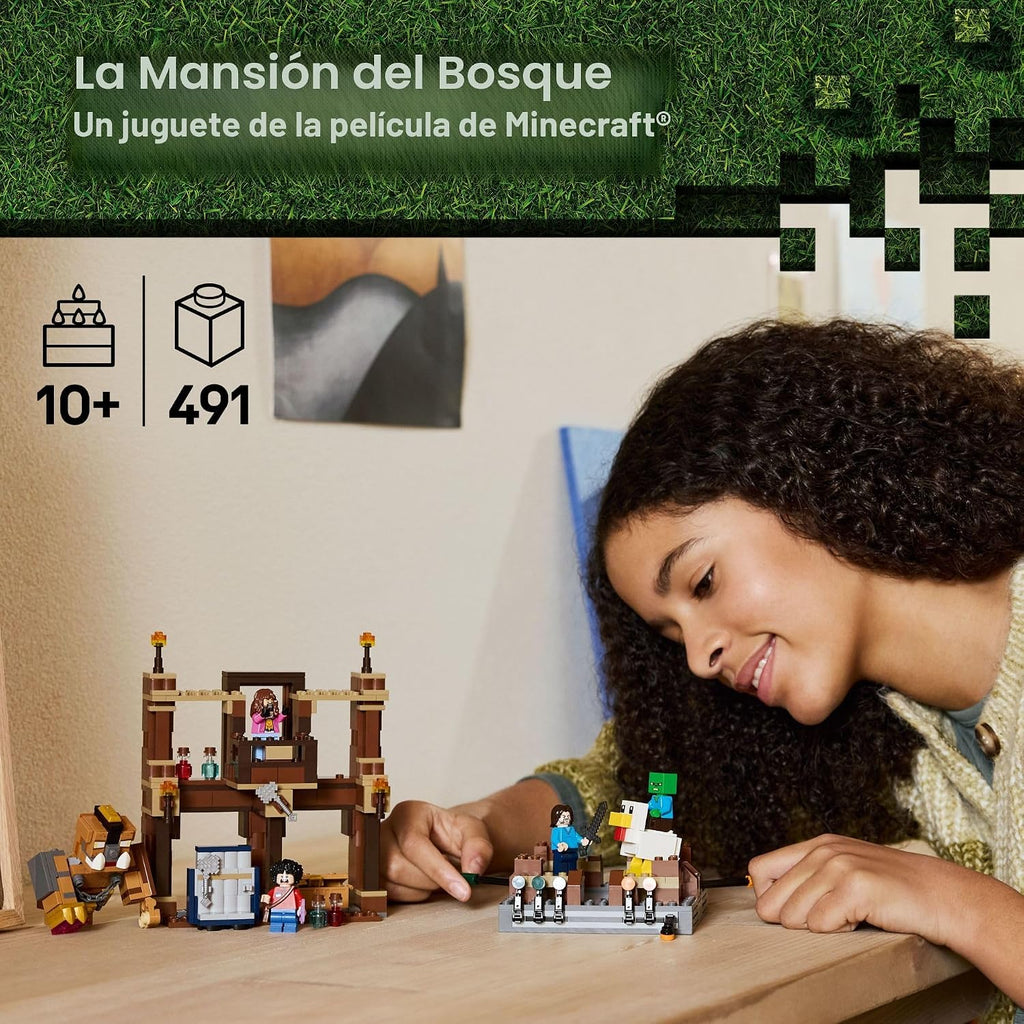 LEGO Minecraft Woodland Mansion Arena de Combate \u2013 Juguete de...