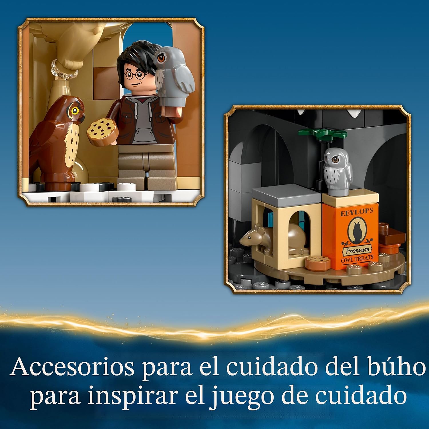LEGO Harry Potter Castillo de Hogwarts con leonera, juguete de fant...