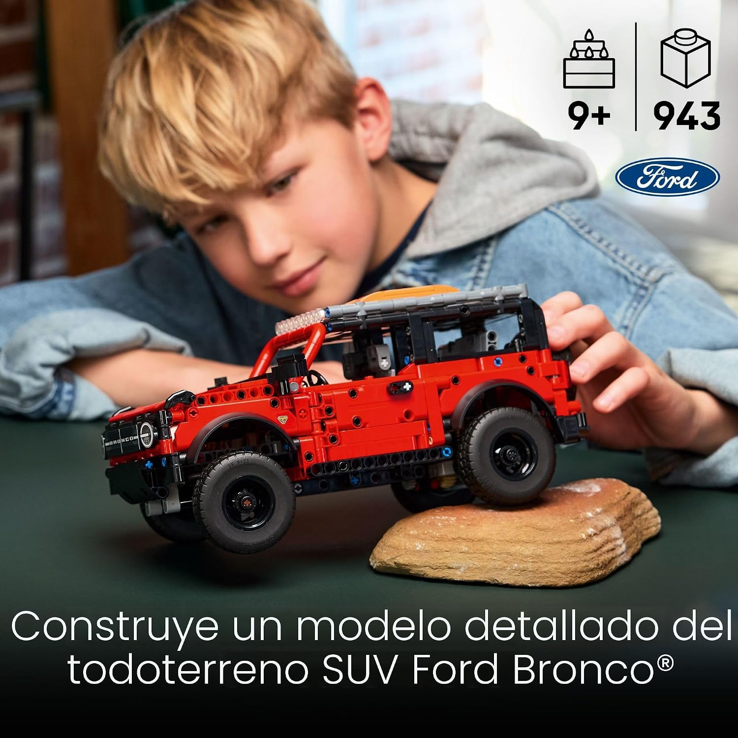 LEGO Technic Ford Bronco - Auto de juguete para niños, juguete de c...