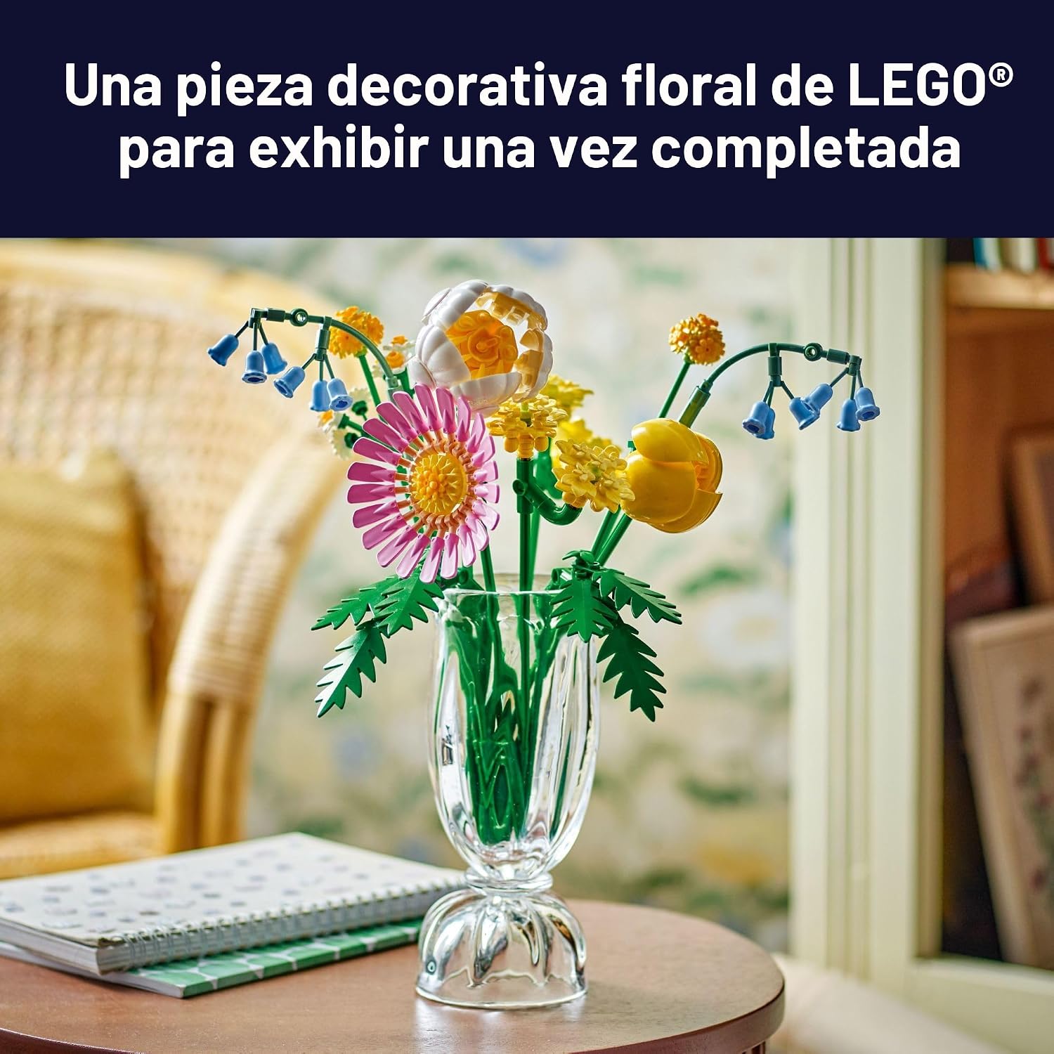 LEGO Botanicals - Juguete de construcción de ramo pequeño soleado \...