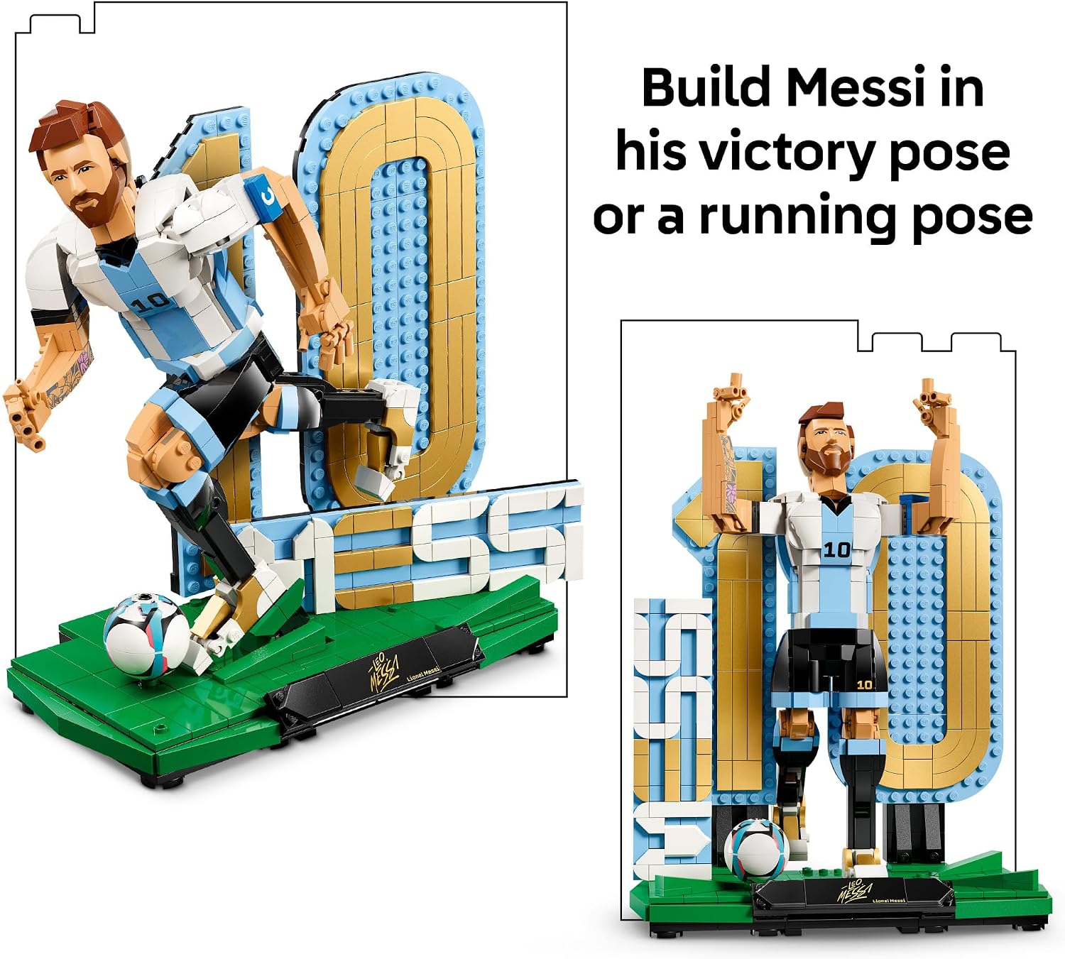 LEGO Editions Lionel Messi - Leyenda del fútbol - Juego de construc...