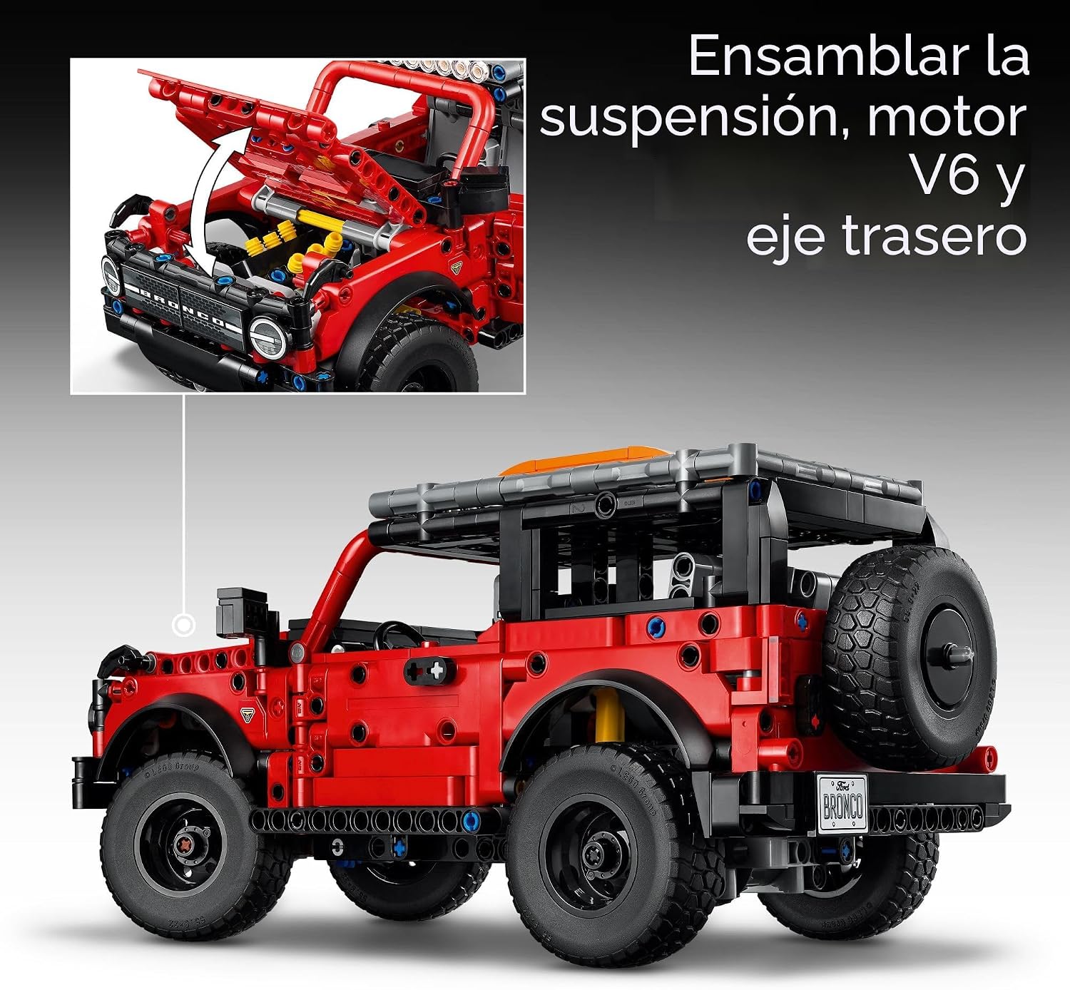 LEGO Technic Ford Bronco - Auto de juguete para niños, juguete de c...