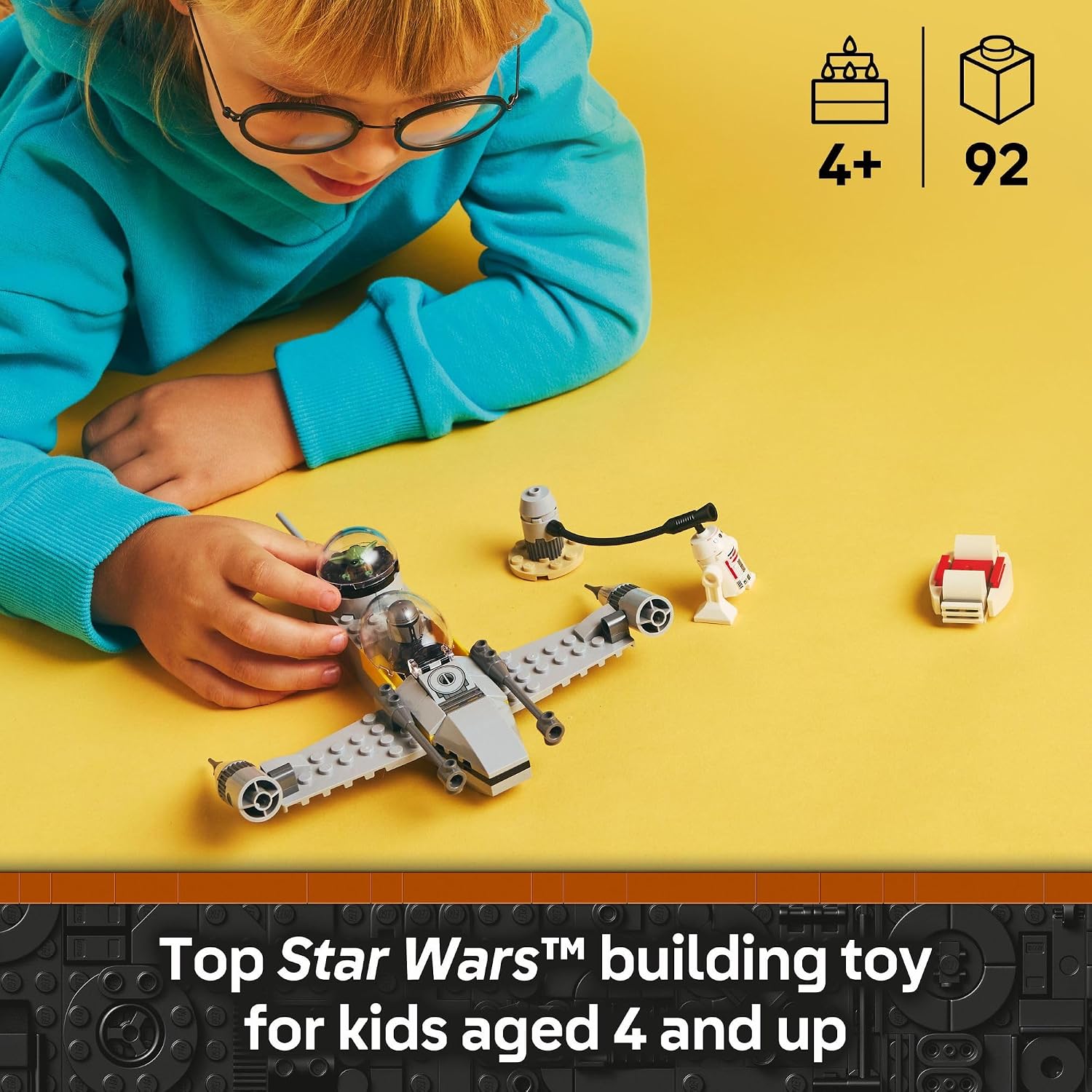 LEGO Star Wars: El conjunto de construcción de Mando y Grogu del N-...