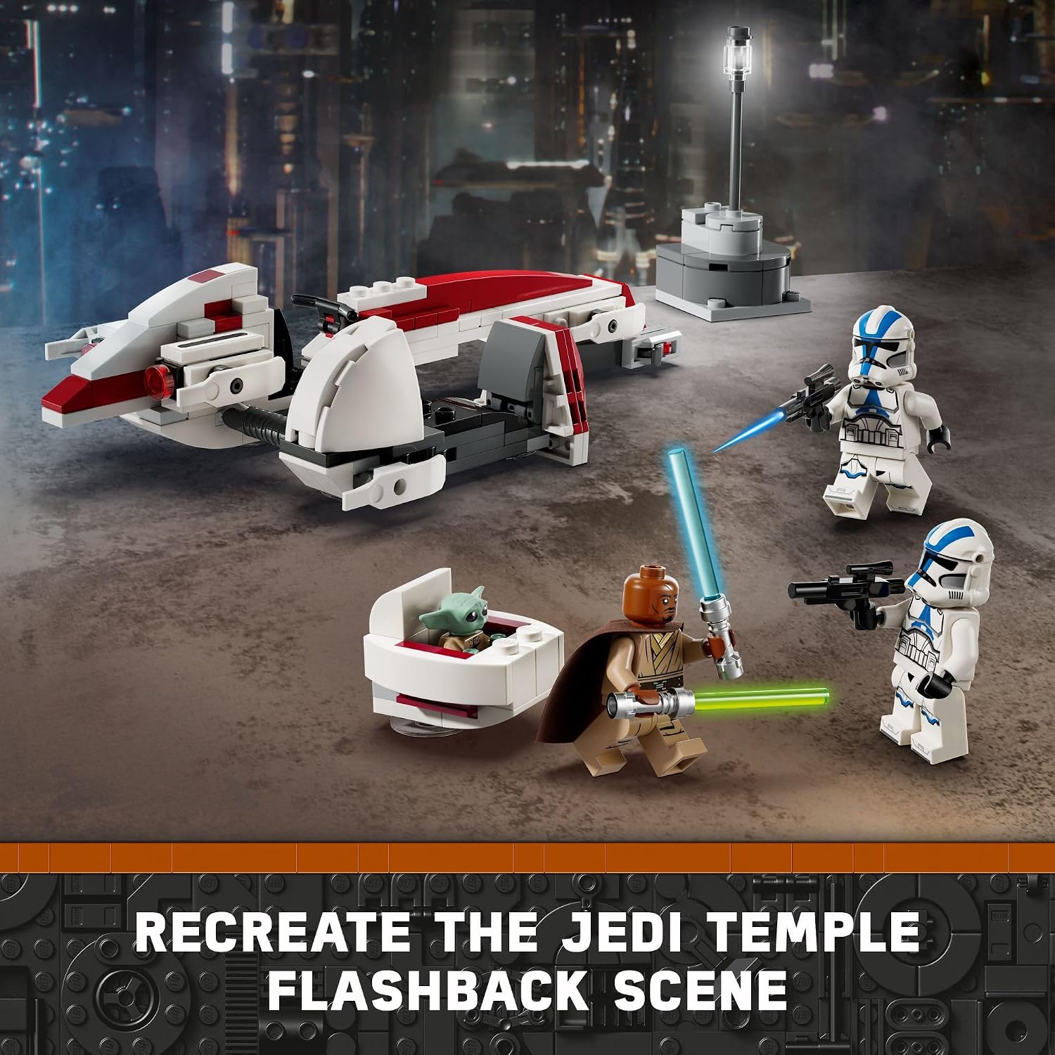 LEGO Star Wars BARC Speeder Escape, juego de construcción de juguet...