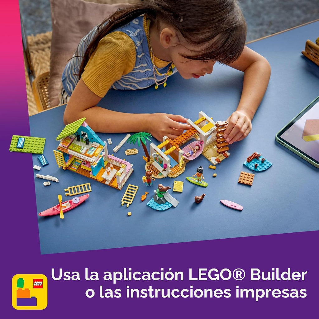 LEGO Friends Beach House with Seals - Juguete de construcción para...