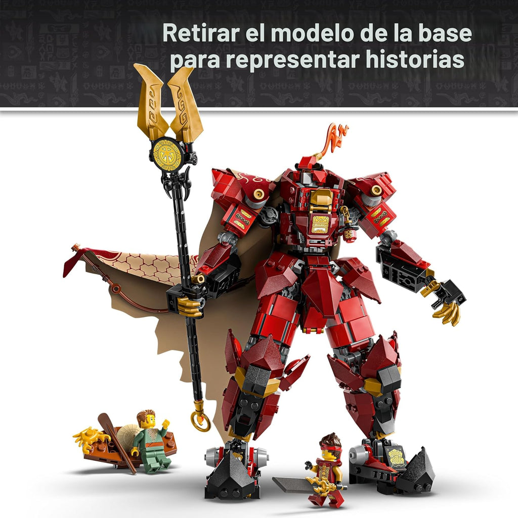 LEGO NINJAGO - Juego de construcción de The Fire Knight Mech - Kit...