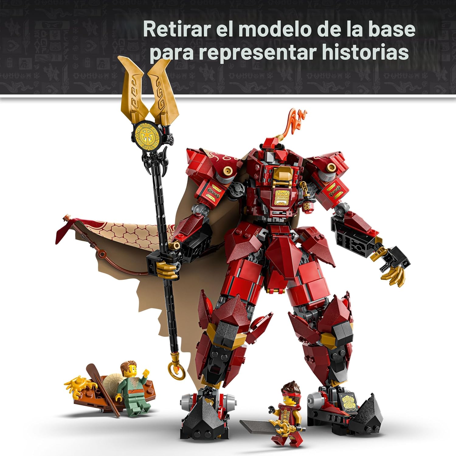 LEGO NINJAGO - Juego de construcción de The Fire Knight Mech - Kit...