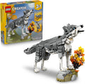 LEGO Creator 3 en 1 Forest Animals: Grey Wolf - Juguete de construc...