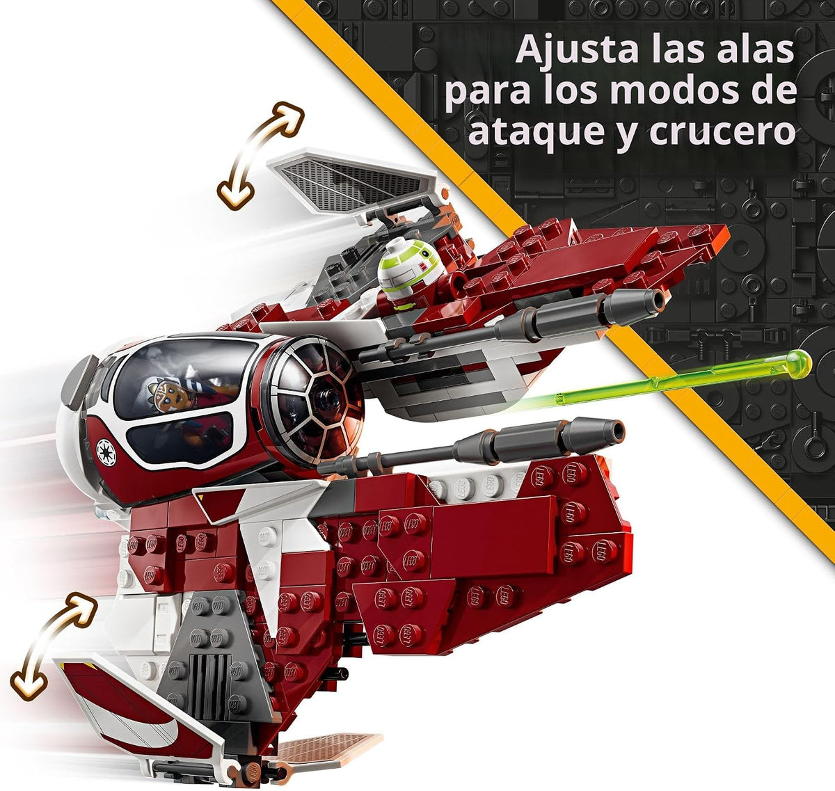 LEGO Star Wars: The Clone Wars Ahsoka's Jedi Interceptor Juguet...