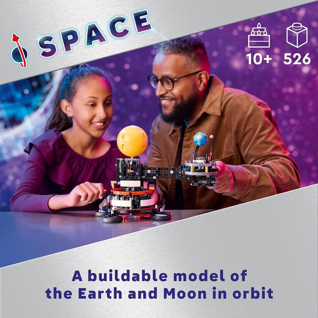 Set de construcción LEGO Technic Planet Earth and Moon in Orbit, re...
