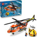 LEGO City Coast Guard Helicóptero de juguete de construcción para n...