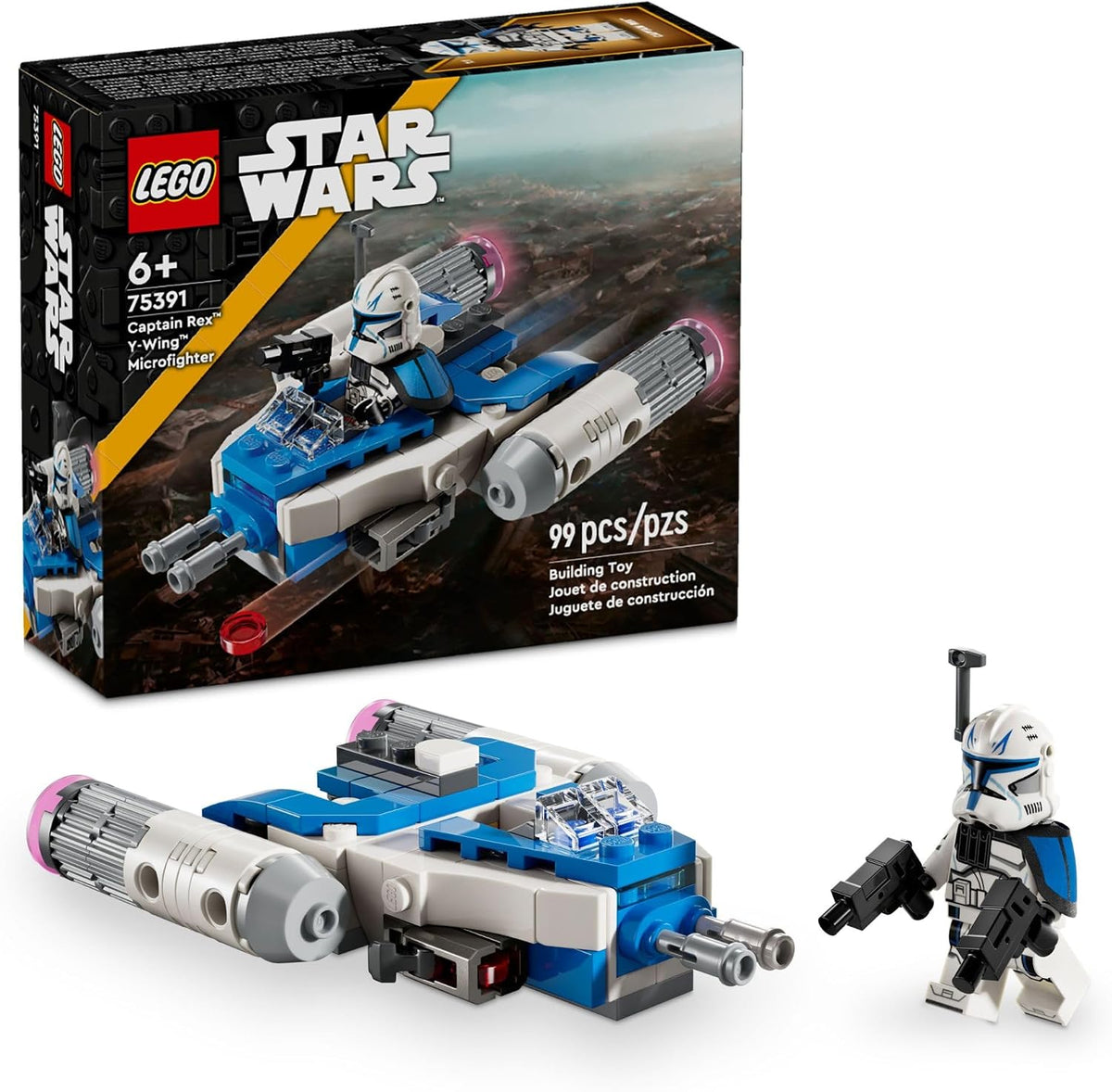 LEGO Star Wars: The Clone Wars Captain Rex Y-Wing Microfighter - Ju...