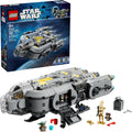 LEGO Star Wars: The Mandalorian y Grogu Anzellan Starship Building...