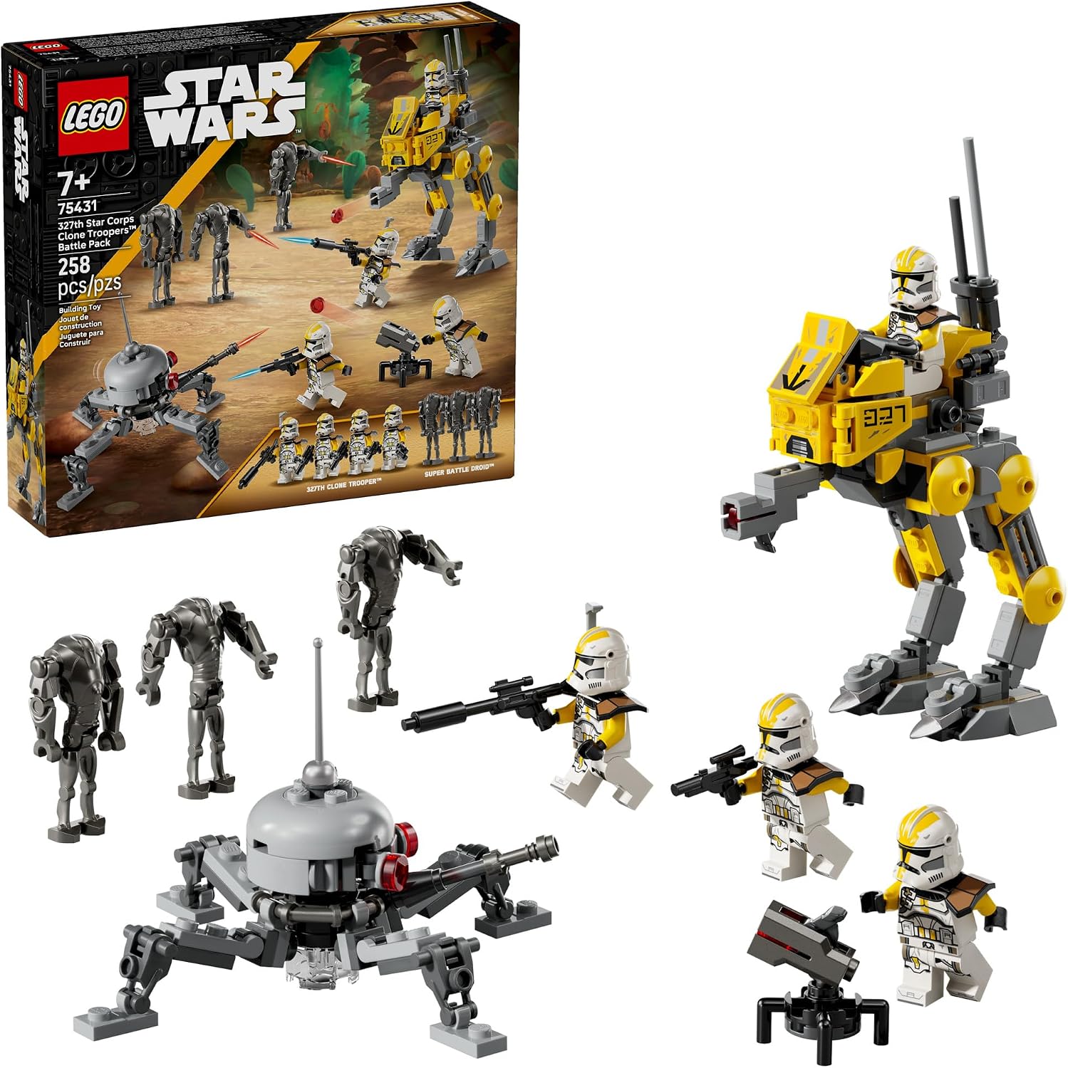 LEGO Star Wars Paquete de Batalla del 327º Cuerpo Estelar de Clone...