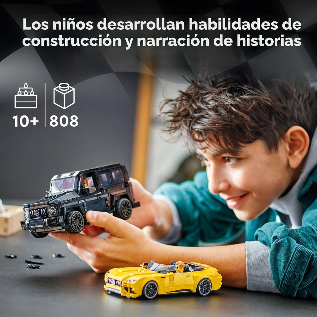 LEGO Speed Champions Mercedes-AMG G 63 y Mercedes-AMG SL 63 Juguete...