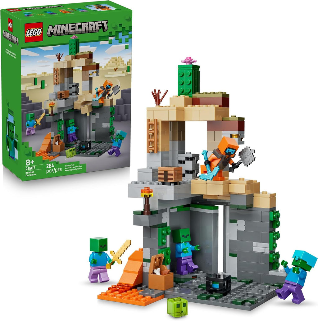 LEGO Minecraft Zombie Dungeon - Juguete de construcción y simulació...