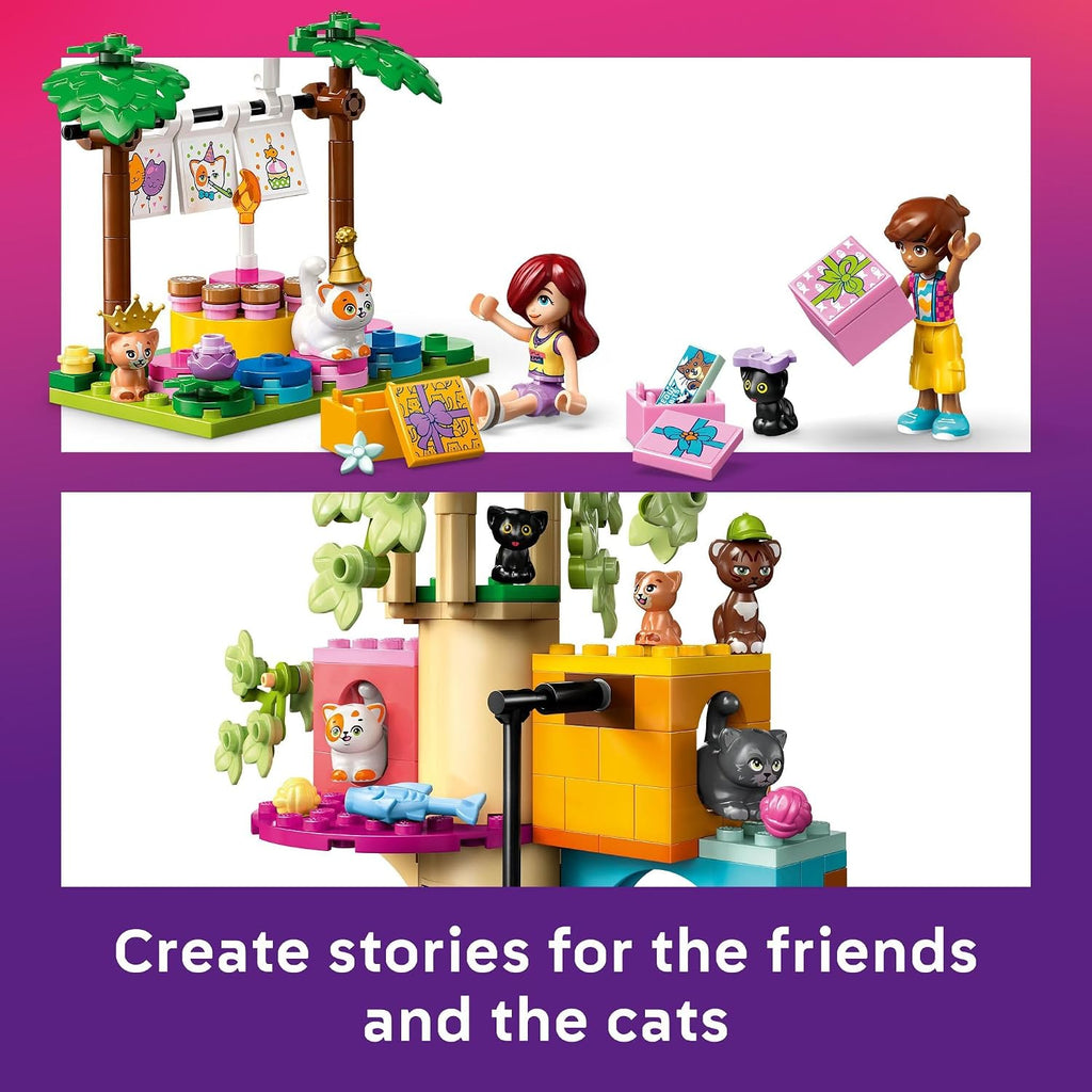 LEGO Friends Cat - Juguete de construcción de casa de árbol y fiest...