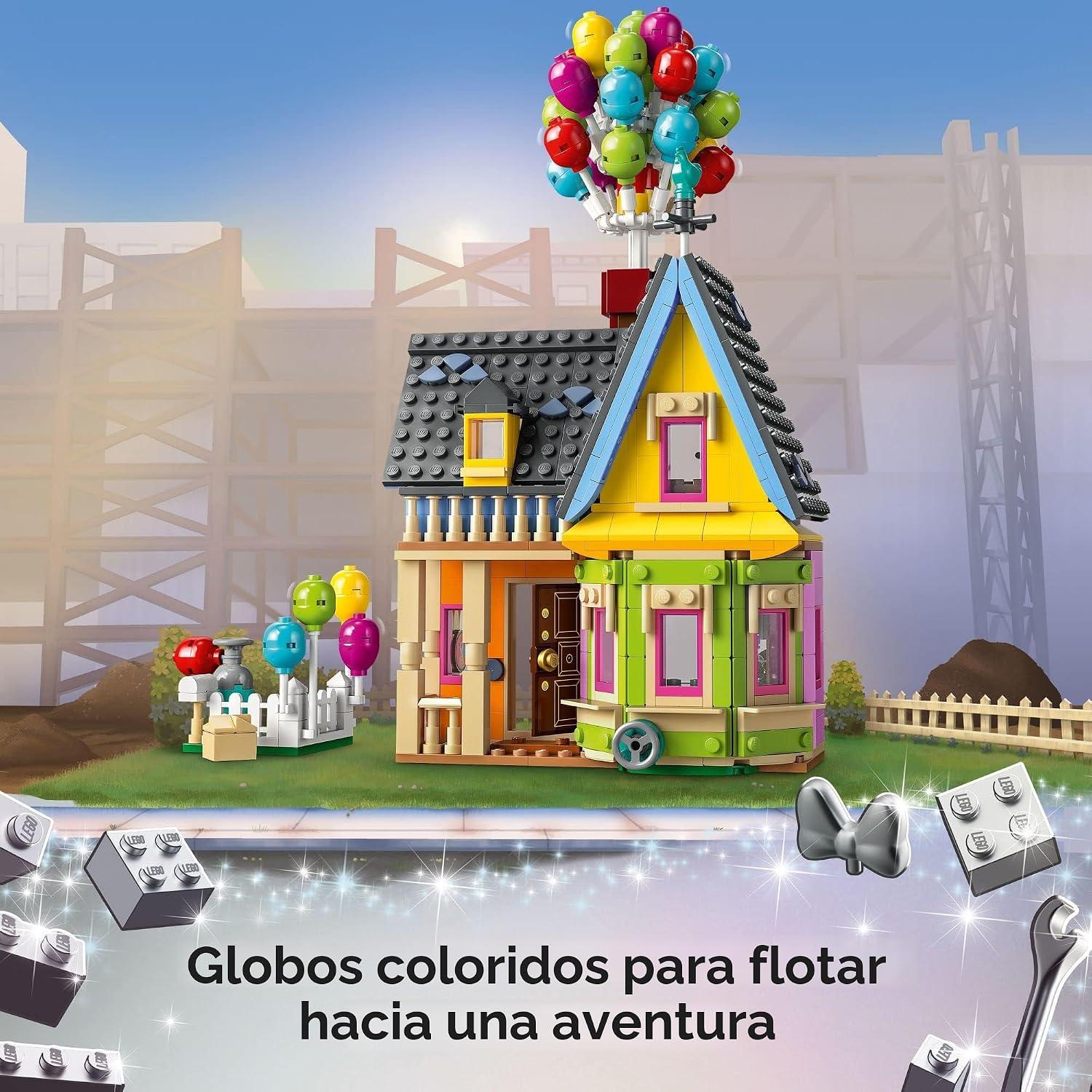 LEGO Disney and Pixar Casa de 'Up', Set Clásico de Juguetes...