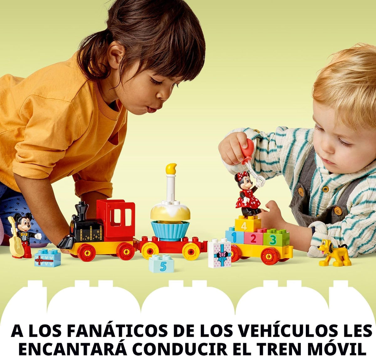 LEGO DUPLO Disney Mickey &amp; Minnie Tren de cumpleaños 10941 - Ju...