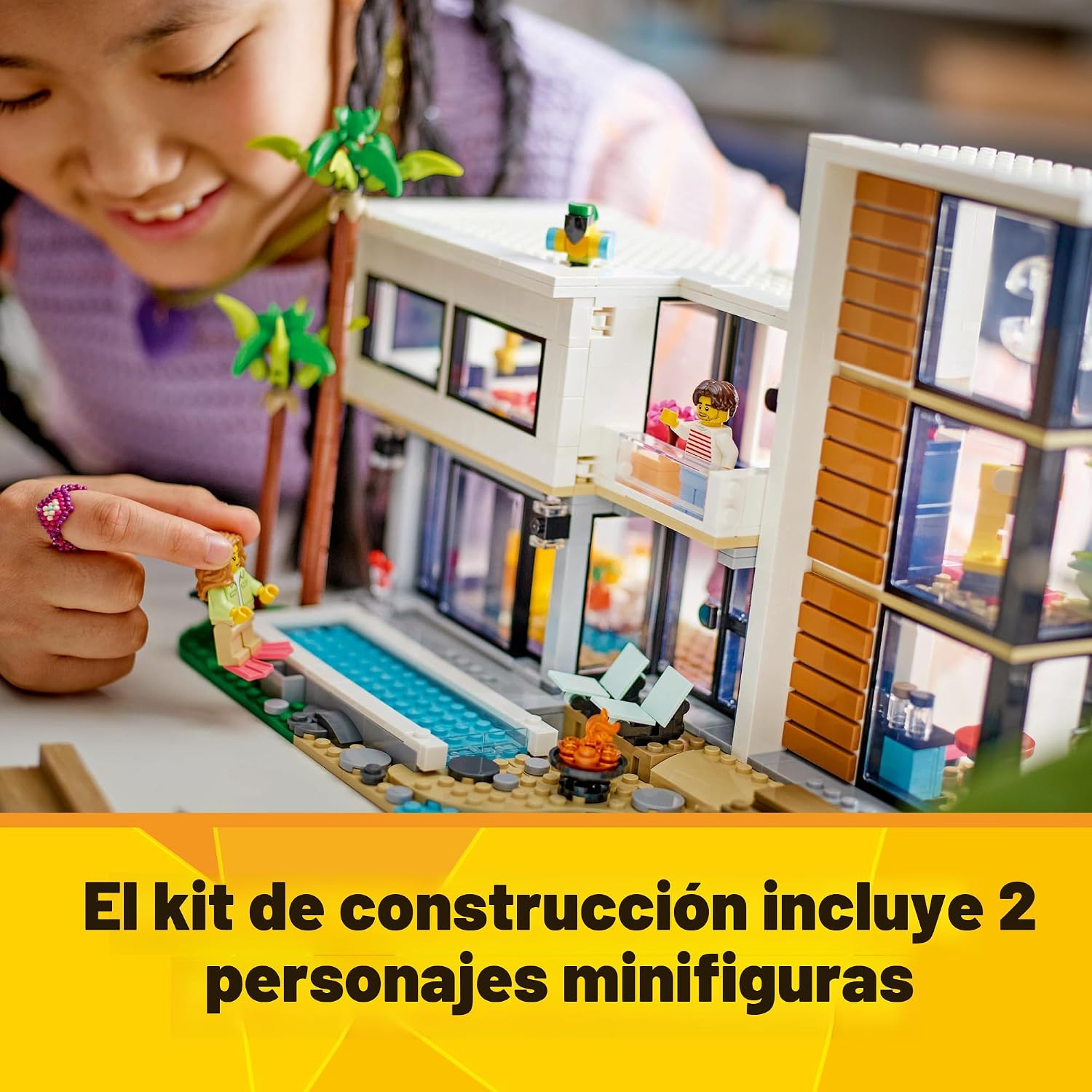 LEGO Creador 3 en 1 Casa Moderna 31153 | Regalo de regreso a clases...