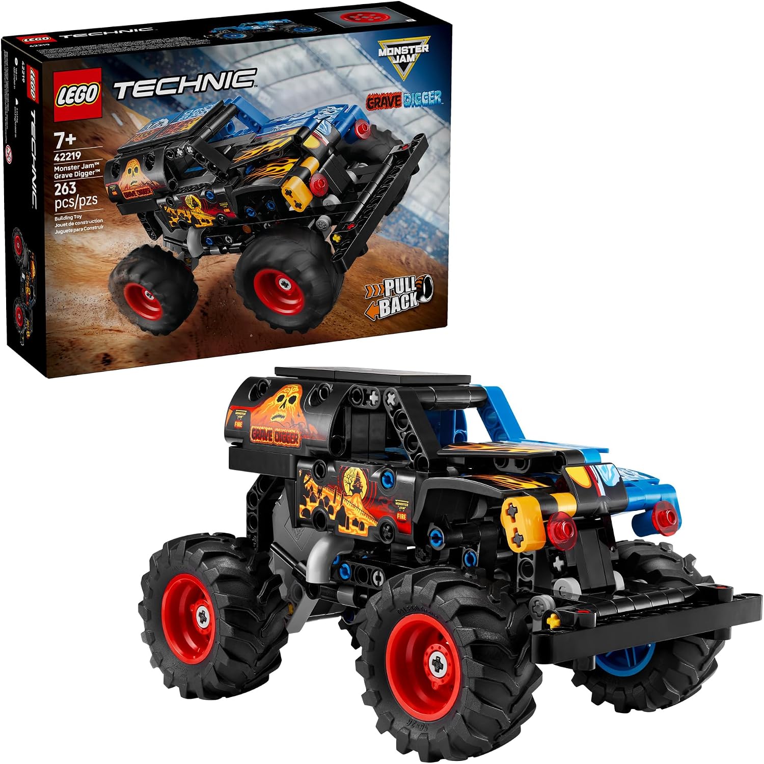 LEGO Technic Monster Jam Grave Digger - Juguete de construcción de...
