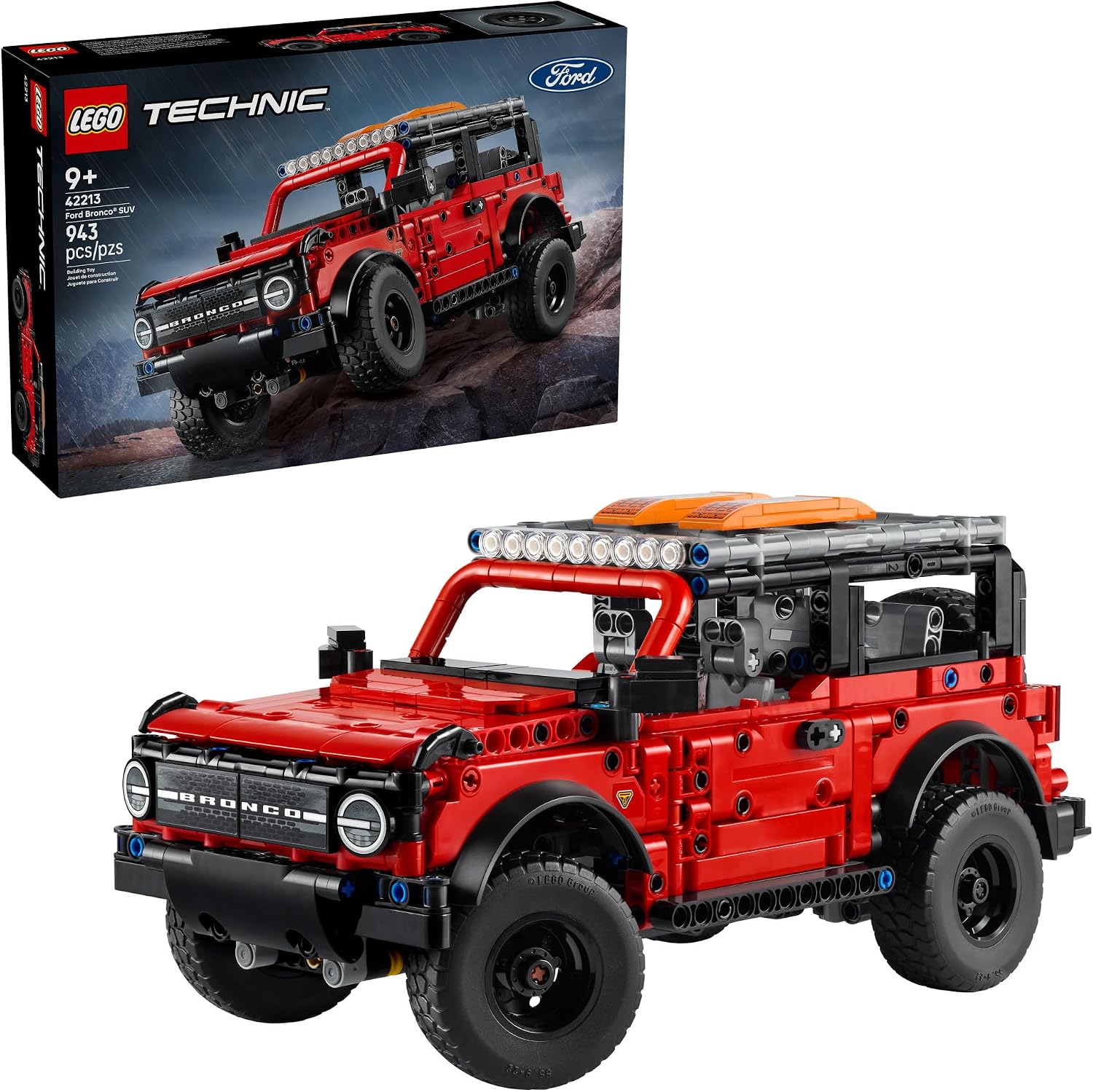 LEGO Technic Ford Bronco - Auto de juguete para niños, juguete de c...