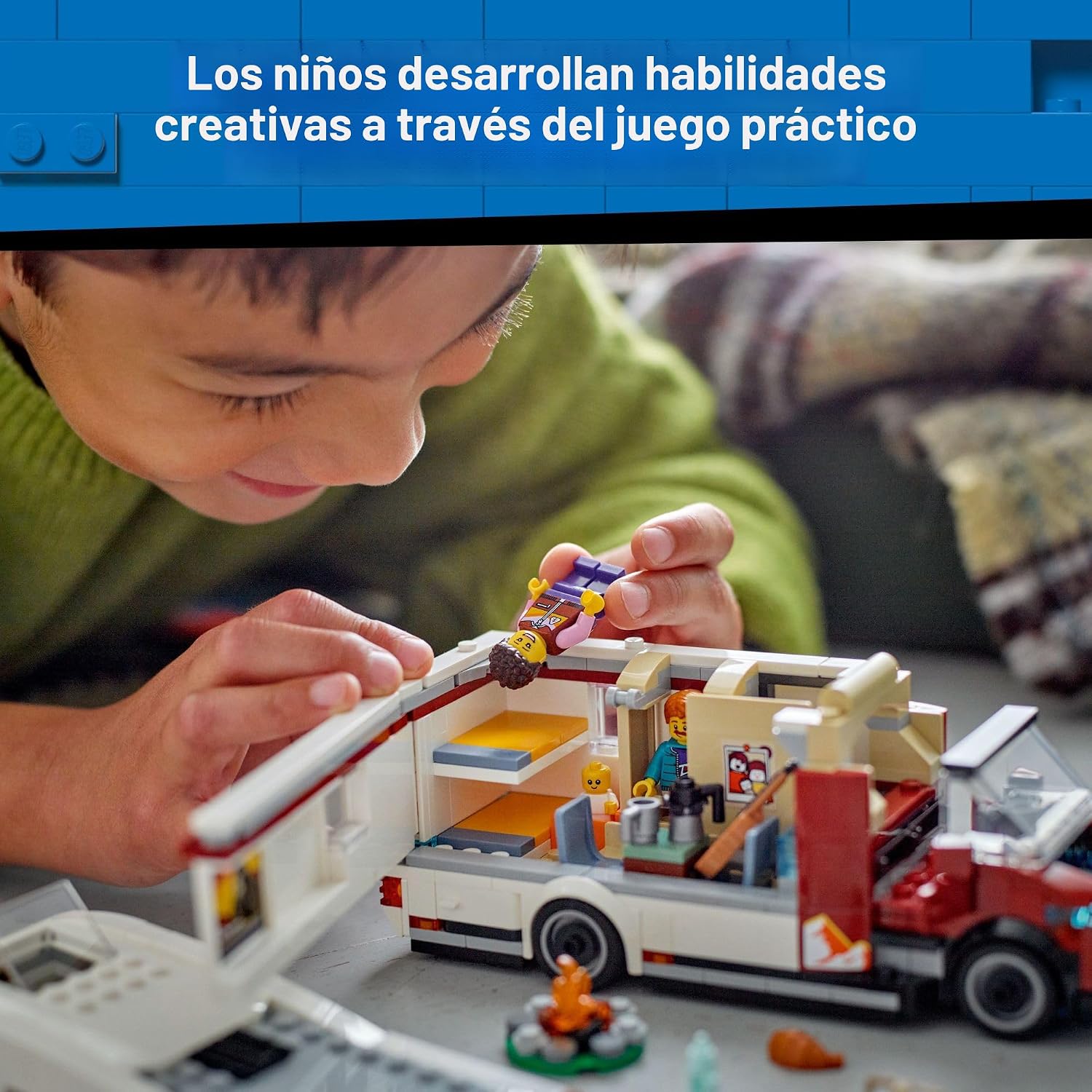 LEGO City - Furgoneta de Vacaciones de Aventura Festiva 60454 - Jue...