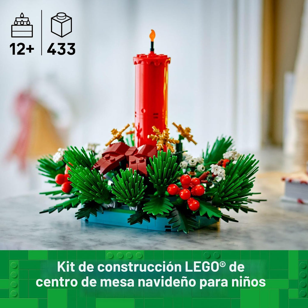 LEGO Decoración de Mesa Navideña - Juguete de Construcción para Niñ...