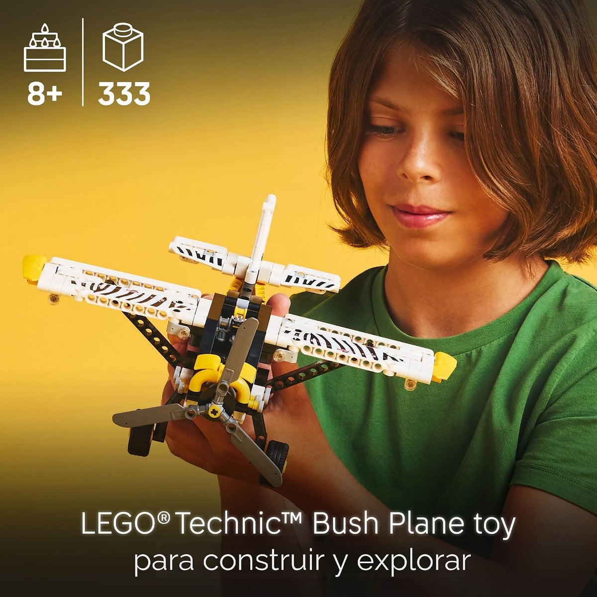Avión de juguete LEGO Technic - Avión de juguete para construir par...