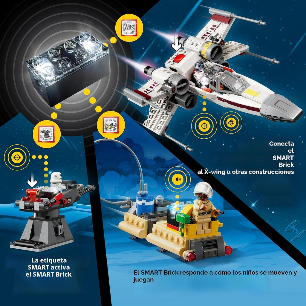LEGO Star Wars SMART Play: Luke's Red Five X-Wing - Juguete int...