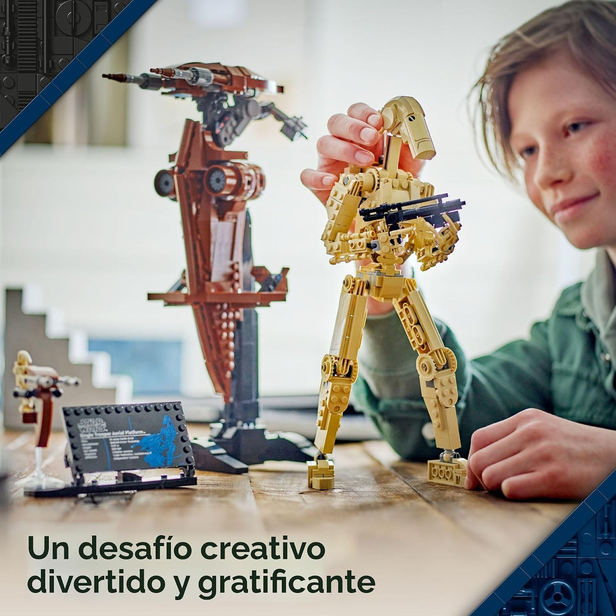 LEGO Star Wars: The Phantom Menace Battle Droid con STAP - Juguete...