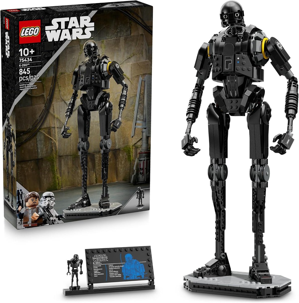 LEGO Star Wars: Andor K-2SO - Droide de seguridad - Juguete de cons...
