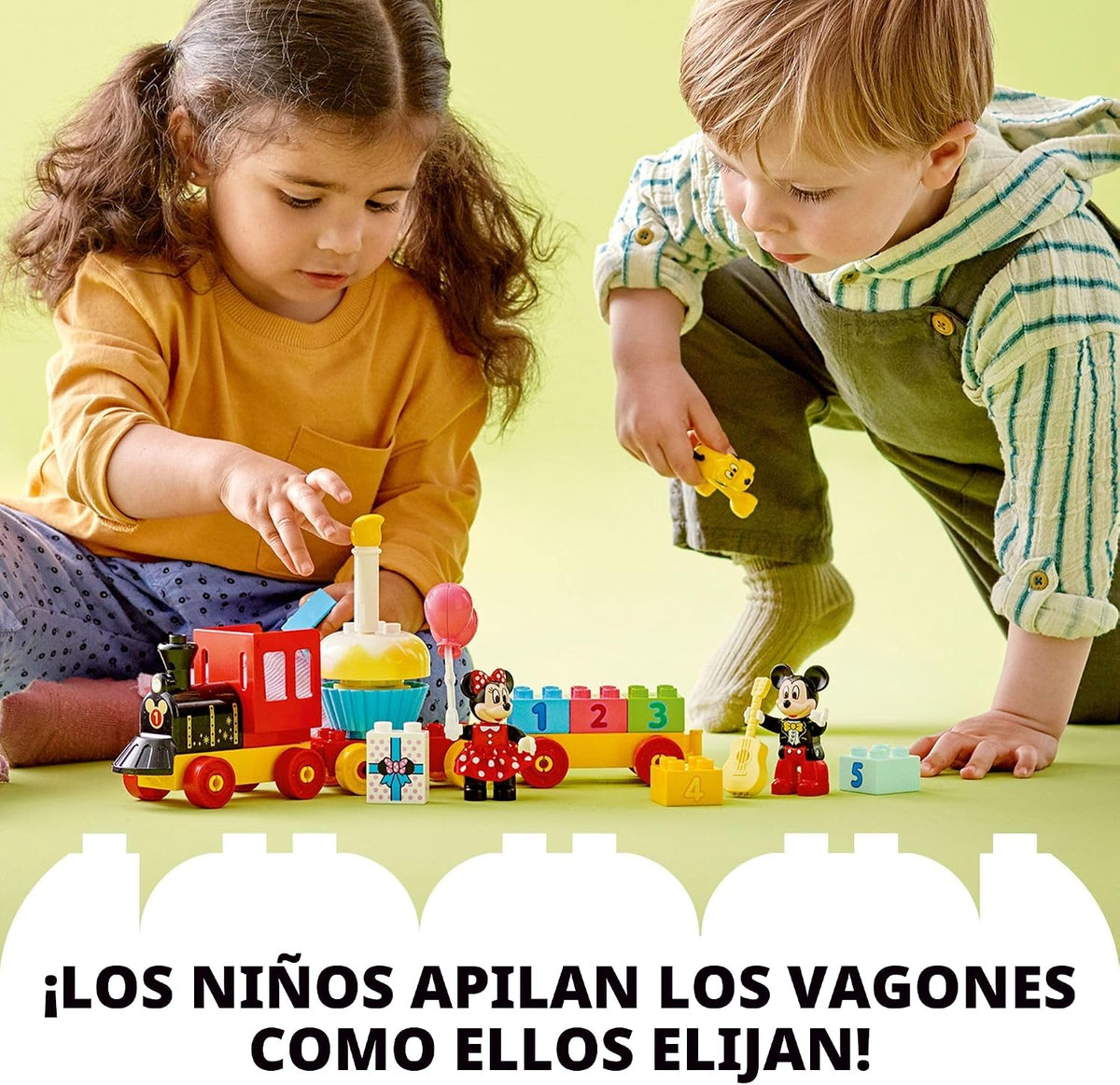 LEGO DUPLO Disney Mickey &amp; Minnie Tren de cumpleaños 10941 - Ju...