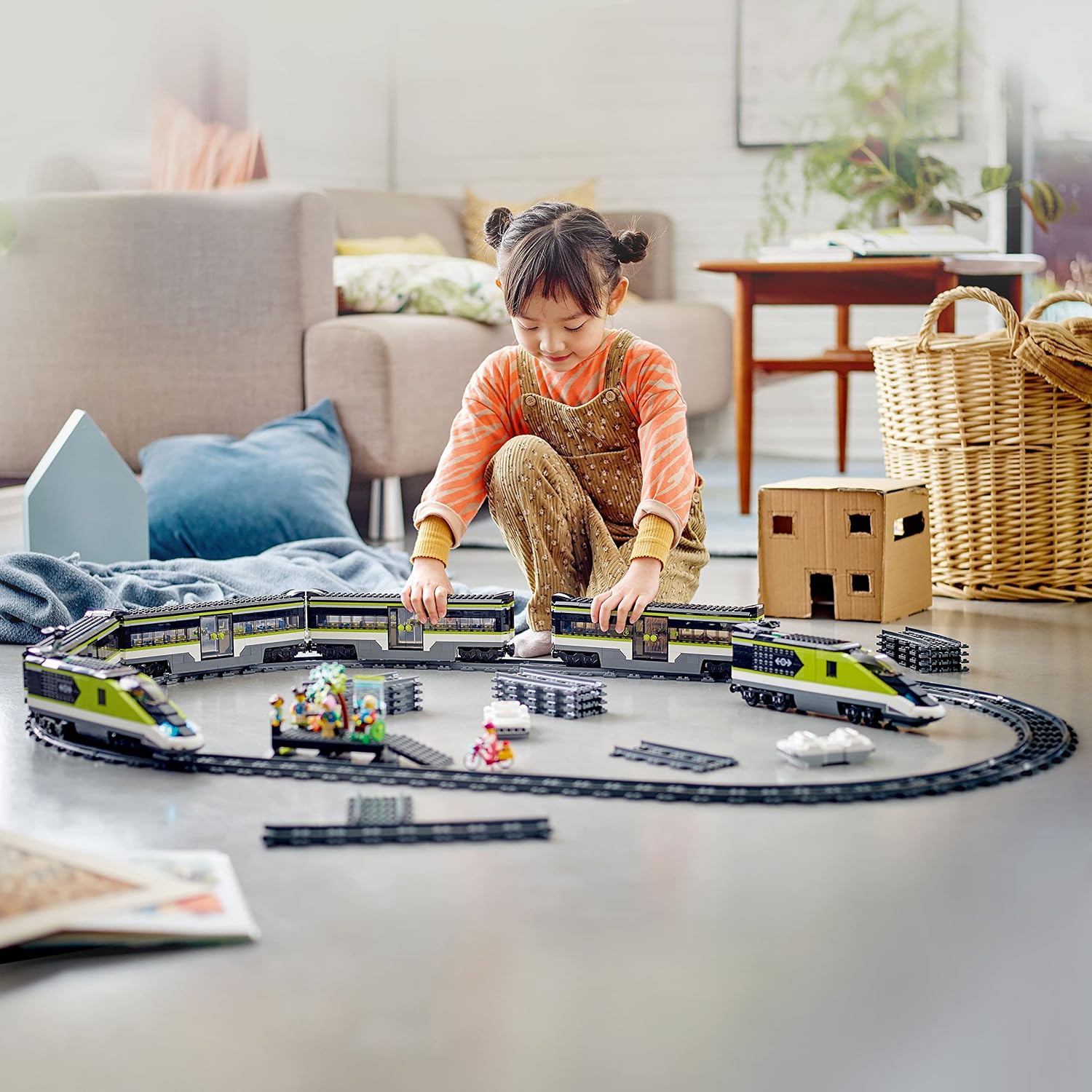 LEGO City Express - Conjunto de Tren de Pasajeros, Juguete de Tren...