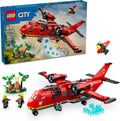 LEGO City Avión de Rescate de Bomberos - Juego de Bloques de Constr...