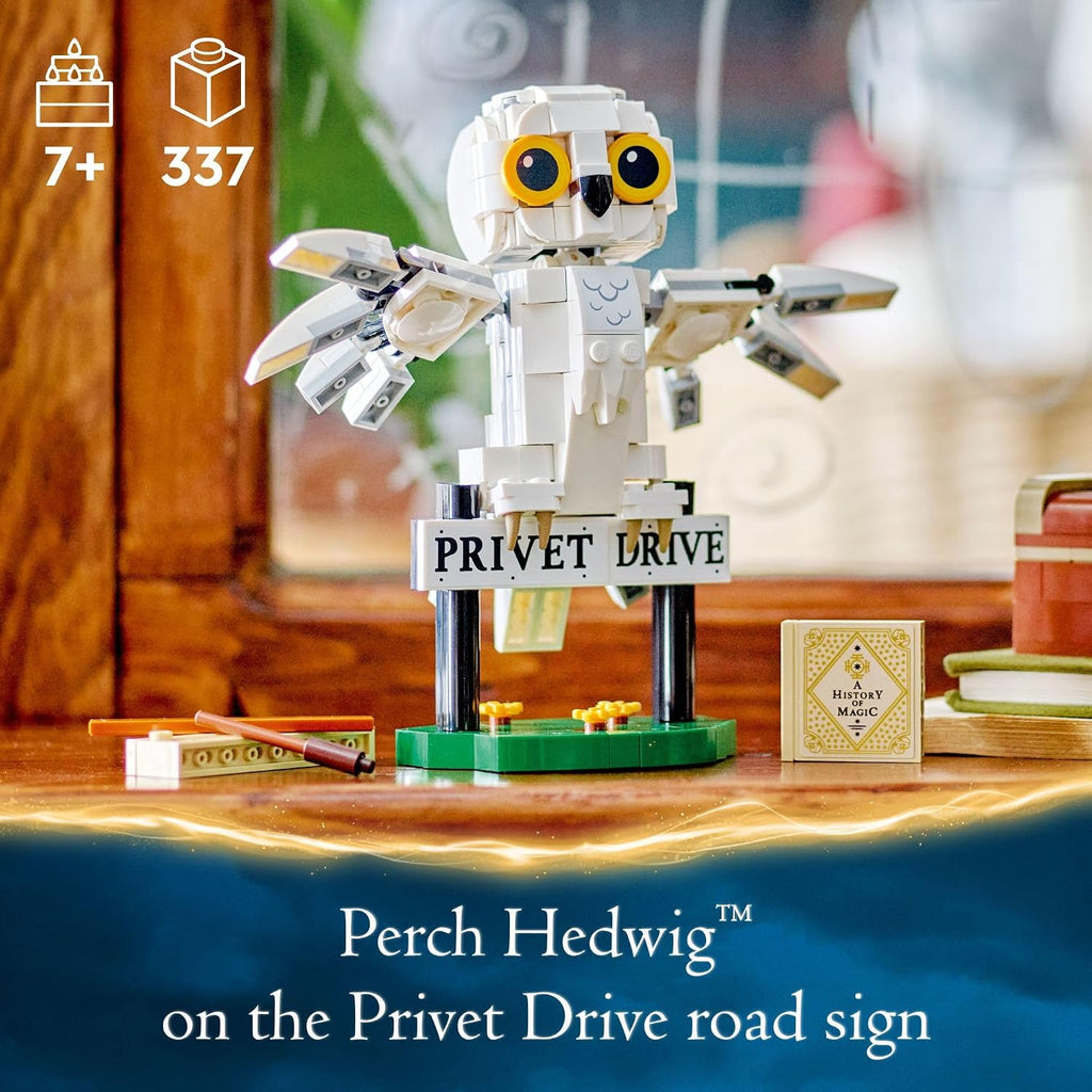 LEGO Harry Potter Hedwig en 4 Calle Privet, juguete de fantasía ens...
